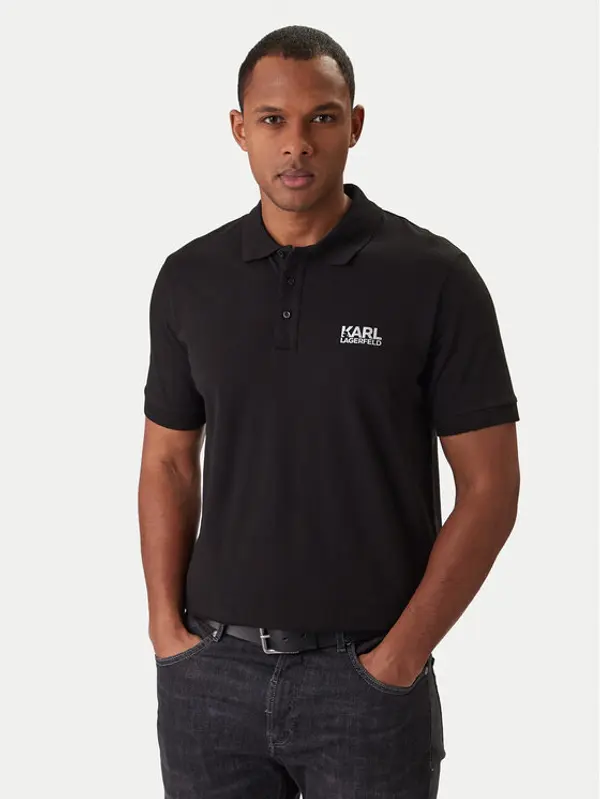 Karl Lagerfeld KARL LAGERFELD Polo 745780 561235 Crna Regular Fit