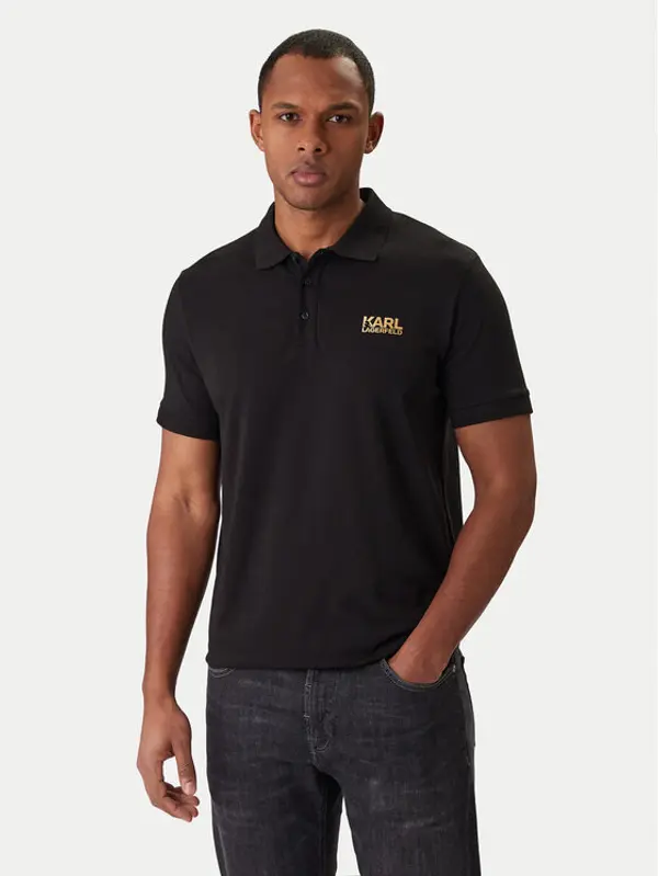 Karl Lagerfeld KARL LAGERFELD Polo 745780 561235 Crna Regular Fit