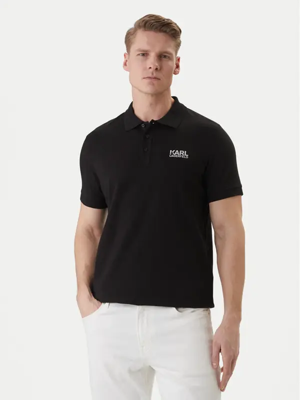 Karl Lagerfeld KARL LAGERFELD Polo 745780 562235 Crna Regular Fit