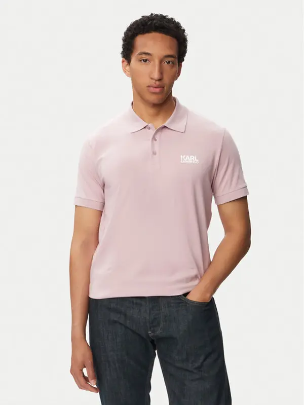 Karl Lagerfeld KARL LAGERFELD Polo 745780 563235 Ružičasta Regular Fit