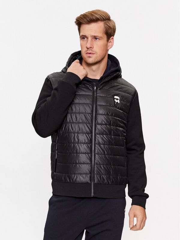 KARL LAGERFELD KARL LAGERFELD Prijelazna jakna 505060 534560 Crna Regular Fit