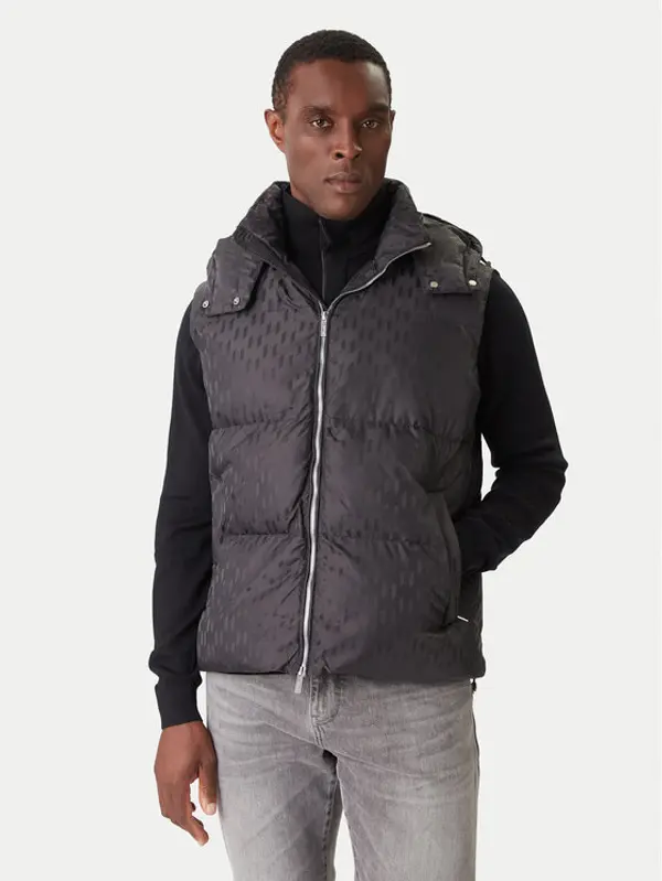 Karl Lagerfeld KARL LAGERFELD Prsluk 505017 554504 Crna Regular Fit