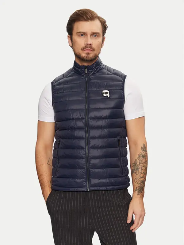 Karl Lagerfeld KARL LAGERFELD Prsluk 505711 Tamnoplava Regular Fit