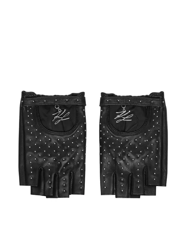 Karl Lagerfeld KARL LAGERFELD Rukavice B3W33010 Crna