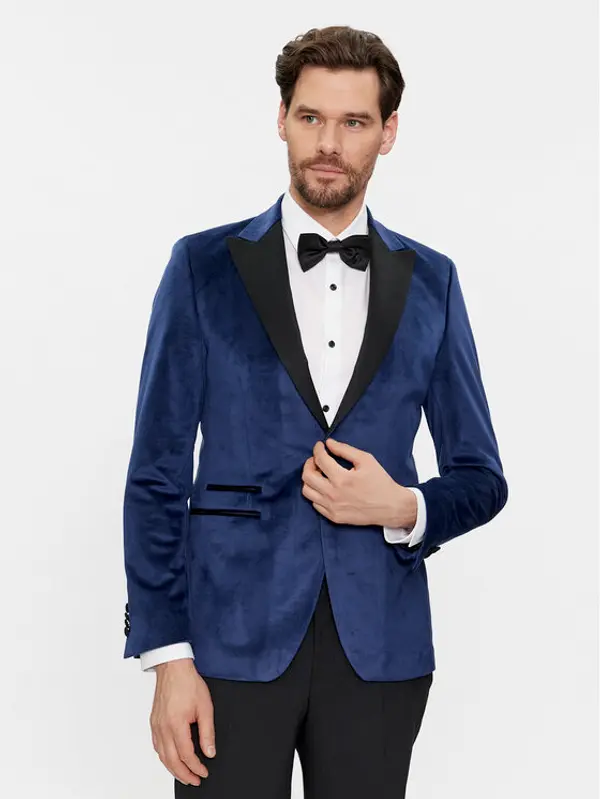 Karl Lagerfeld KARL LAGERFELD Sakoi 155270 541009 Tamnoplava Slim Fit
