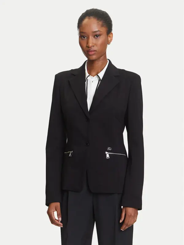 Karl Lagerfeld KARL LAGERFELD Sakoi A3W14040 Crna Slim Fit