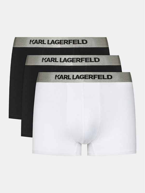 KARL LAGERFELD KARL LAGERFELD Set od 3 para bokserica 240M2106 Crna