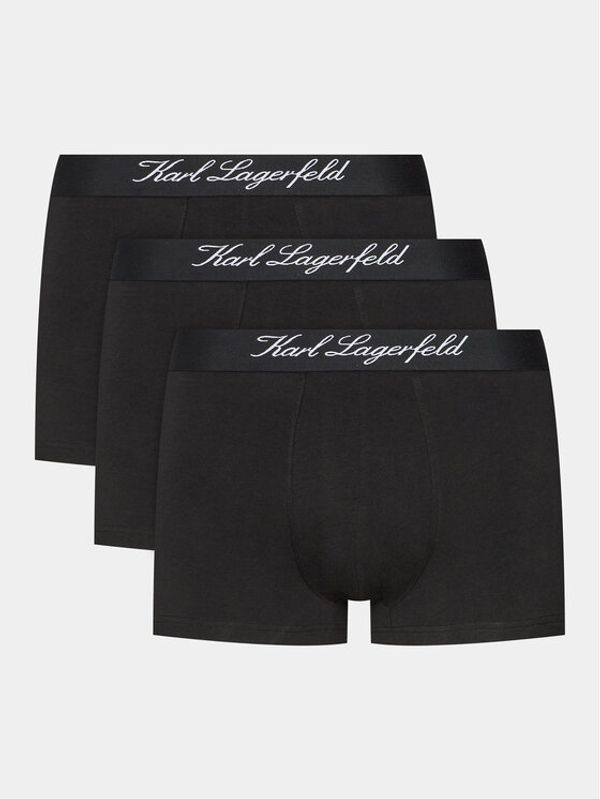 KARL LAGERFELD KARL LAGERFELD Set od 3 para bokserica Hotel Karl Trunk Set (3 Pack) 231M2101 Crna