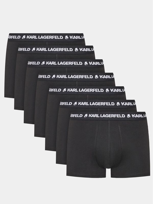 KARL LAGERFELD KARL LAGERFELD Set od 7 pari bokserica Logo 220M2125 Crna