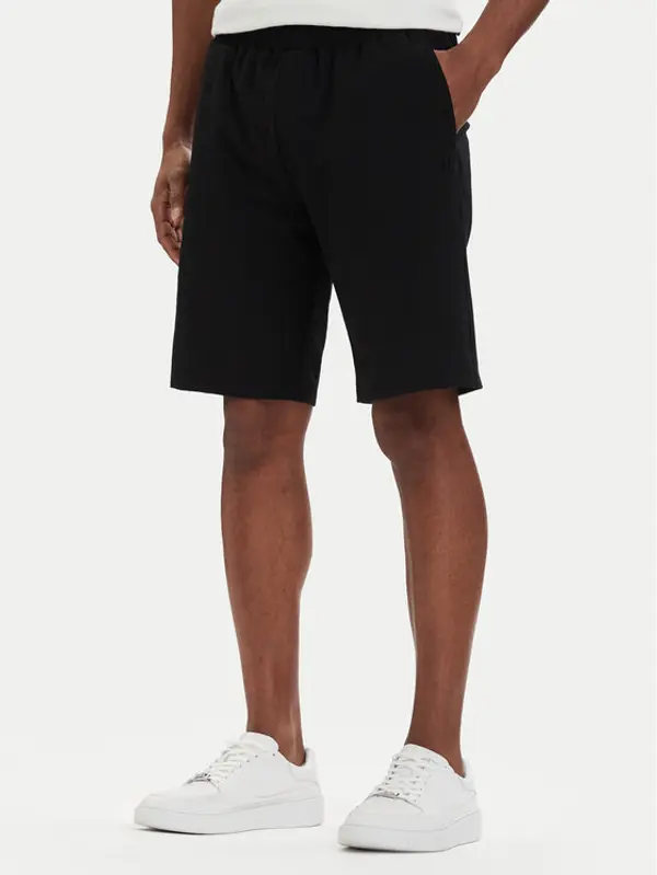 Karl Lagerfeld KARL LAGERFELD Sportske kratke hlače 265701 562034 Crna Regular Fit
