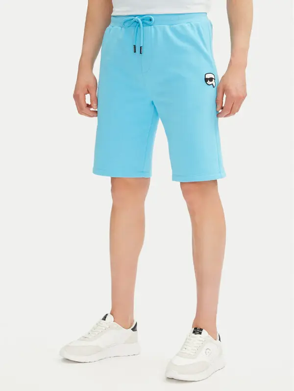 Karl Lagerfeld KARL LAGERFELD Sportske kratke hlače 705014 552900 Svijetloplava Regular Fit