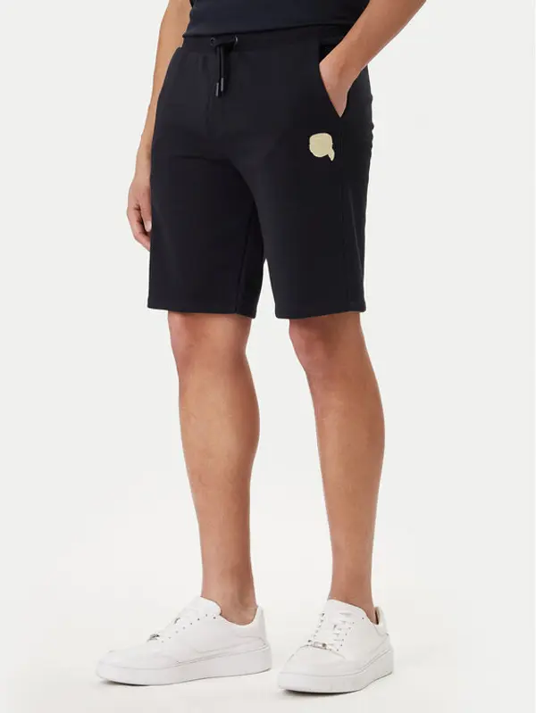 Karl Lagerfeld KARL LAGERFELD Sportske kratke hlače 705118 562900 Tamnoplava Loose Fit