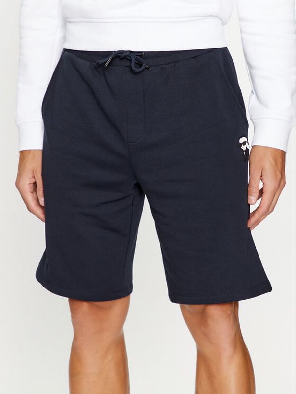 KARL LAGERFELD KARL LAGERFELD Sportske kratke hlače 705897 500900 Tamnoplava Regular Fit