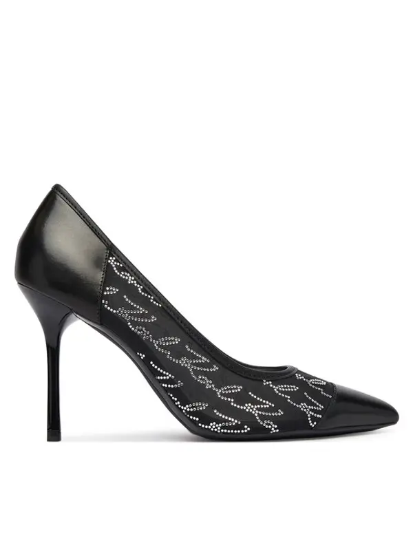Karl Lagerfeld KARL LAGERFELD Štikle Sarabande KL30906A Crna
