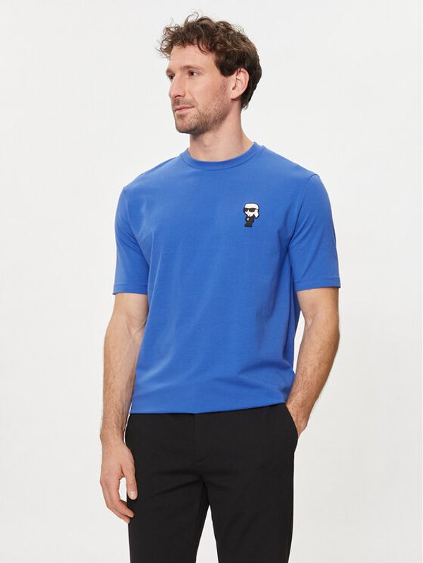 KARL LAGERFELD KARL LAGERFELD T-shirt 755027 542221 Plava Regular Fit