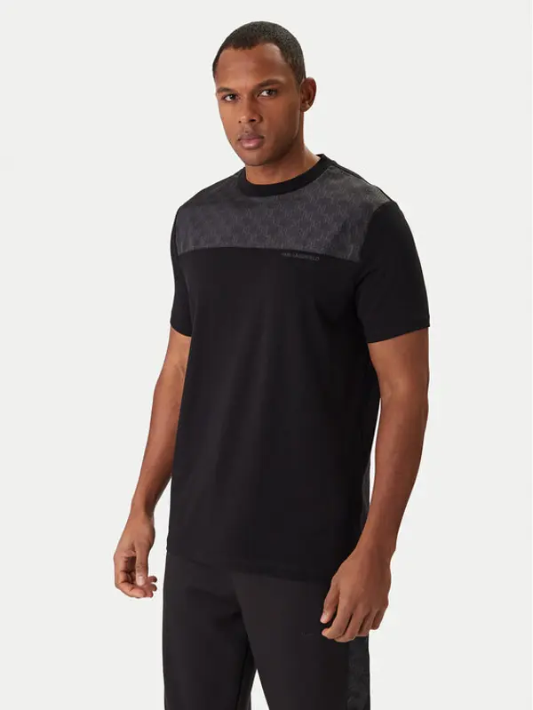 Karl Lagerfeld KARL LAGERFELD T-shirt 755030 561221 Crna Regular Fit
