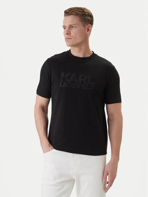Karl Lagerfeld KARL LAGERFELD T-shirt 755035 562221 Crna Regular Fit