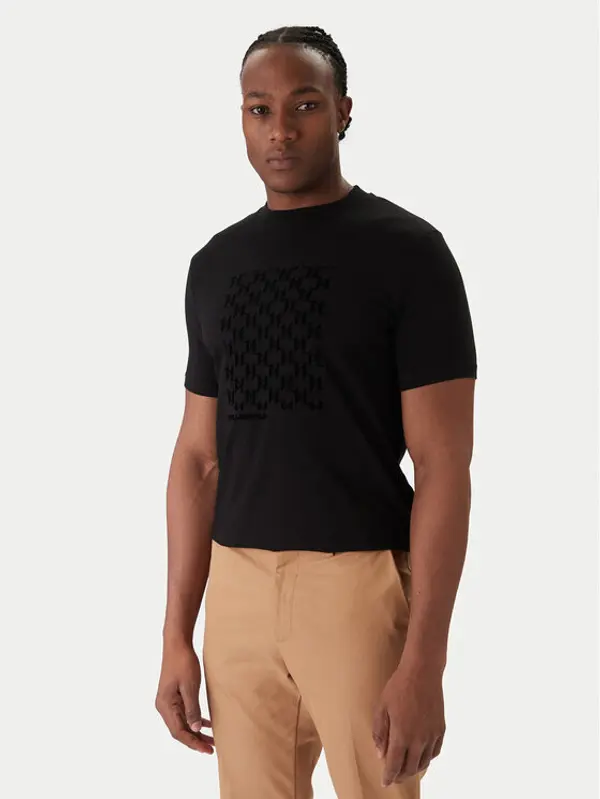 Karl Lagerfeld KARL LAGERFELD T-shirt 755040 561221 Crna Regular Fit