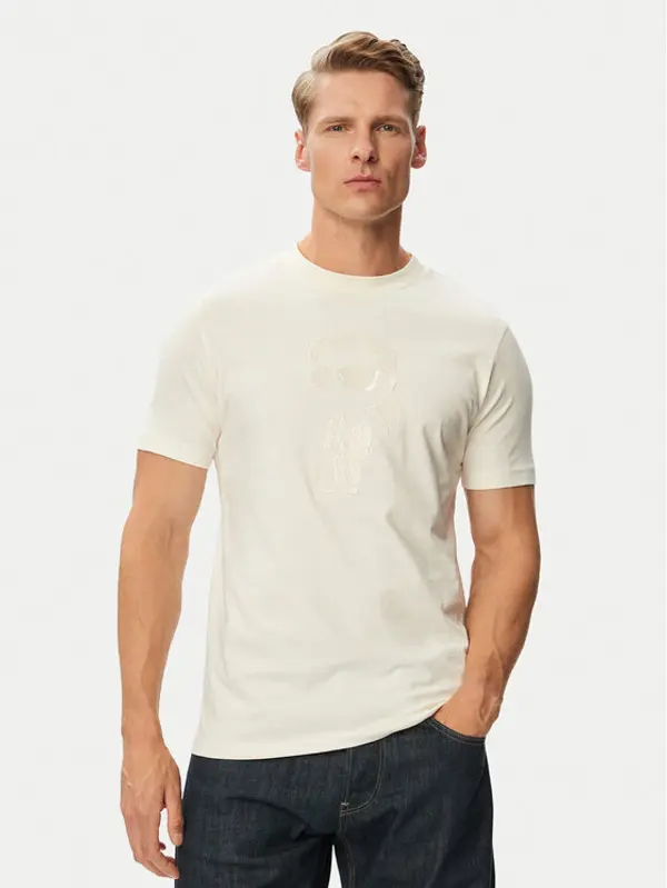 Karl Lagerfeld KARL LAGERFELD T-shirt 755040 563225 Bijela Regular Fit