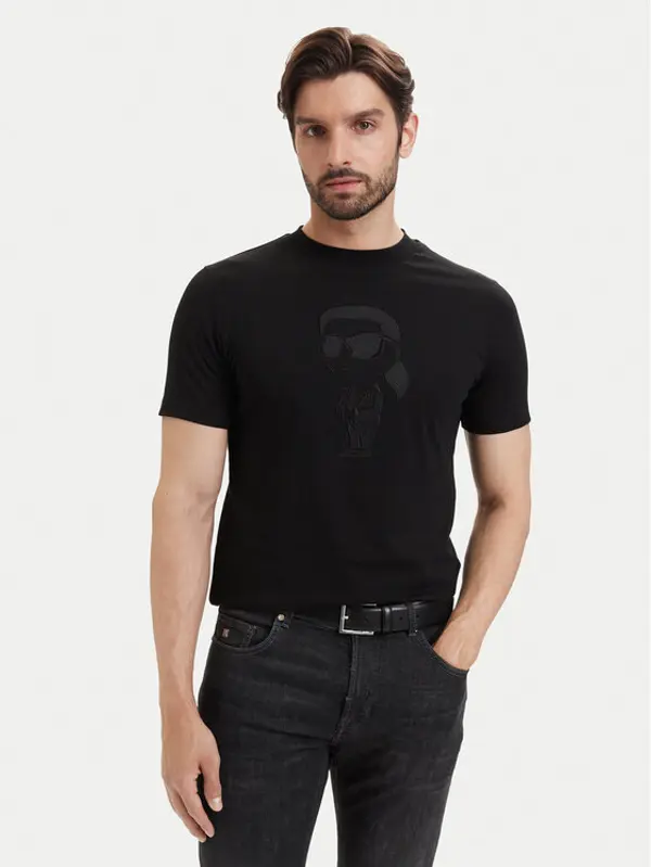 Karl Lagerfeld KARL LAGERFELD T-shirt 755040 563225 Crna Regular Fit