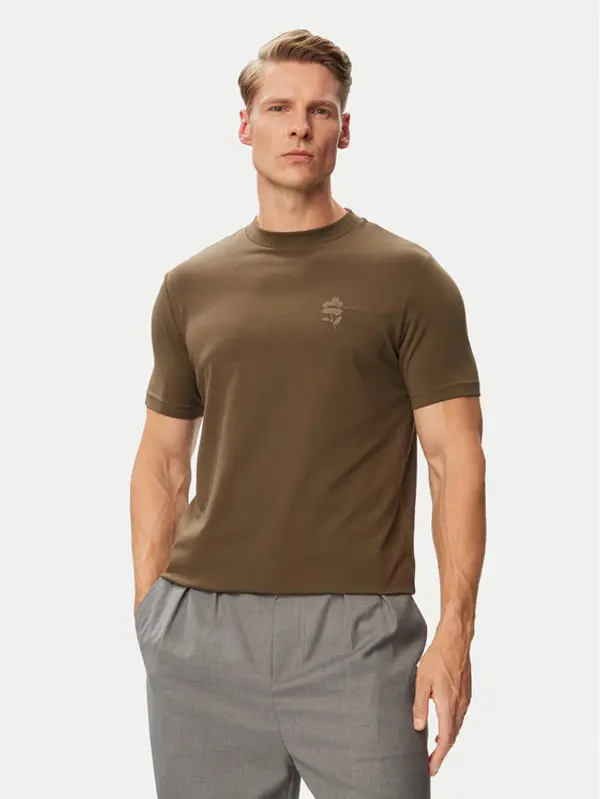 Karl Lagerfeld KARL LAGERFELD T-shirt 755041 563221 Smeđa Regular Fit