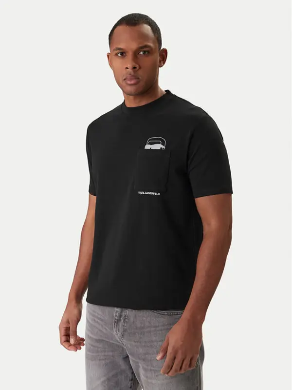 Karl Lagerfeld KARL LAGERFELD T-shirt 755047 561221 Crna Regular Fit