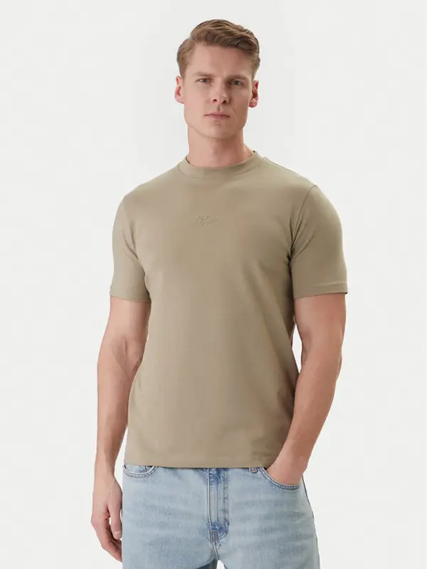 Karl Lagerfeld KARL LAGERFELD T-shirt 755047 562235 Kaki Regular Fit