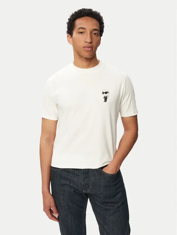 Karl Lagerfeld KARL LAGERFELD T-shirt 755048 563235 Bijela Regular Fit