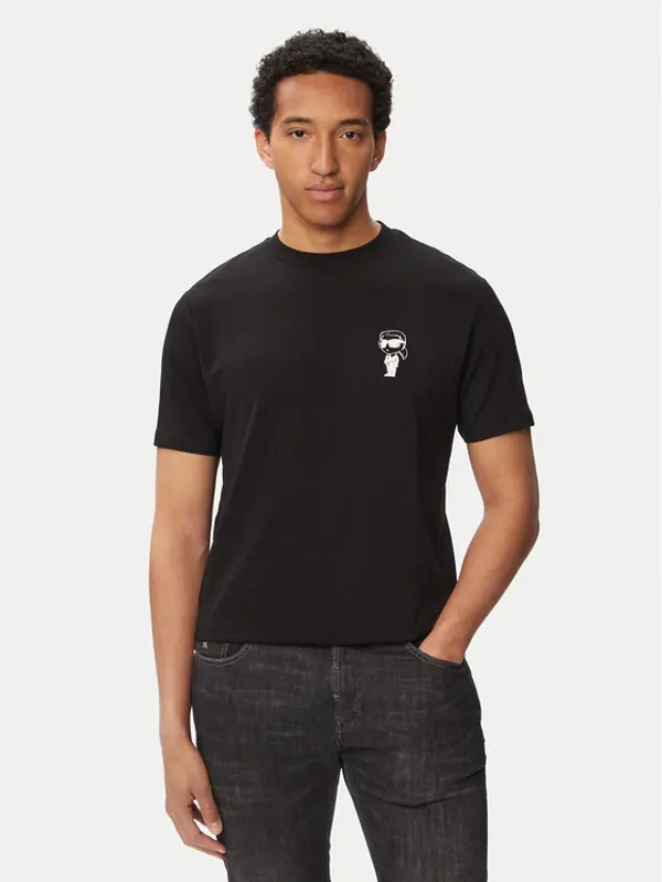 Karl Lagerfeld KARL LAGERFELD T-shirt 755048 563235 Crna Regular Fit