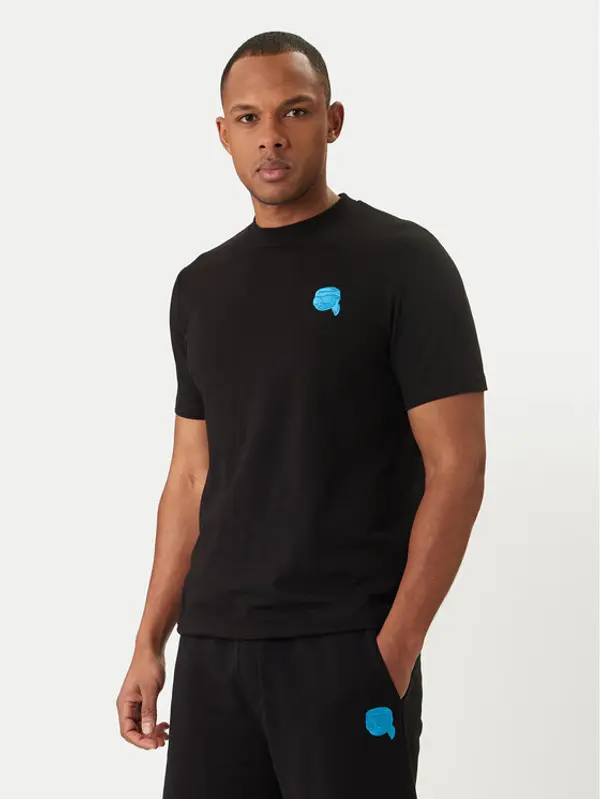 Karl Lagerfeld KARL LAGERFELD T-shirt 755049 562235 Crna Regular Fit