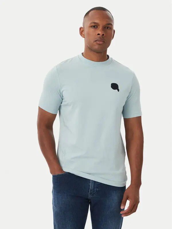 Karl Lagerfeld KARL LAGERFELD T-shirt 755049 562235 Svijetlo plava Regular Fit