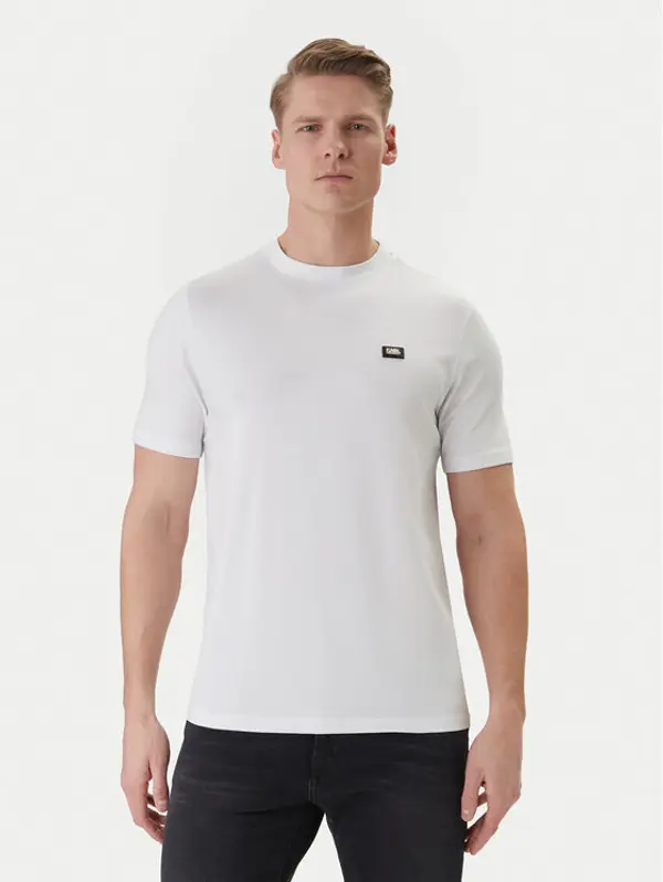 Karl Lagerfeld KARL LAGERFELD T-shirt 755052 562235 Bijela Regular Fit