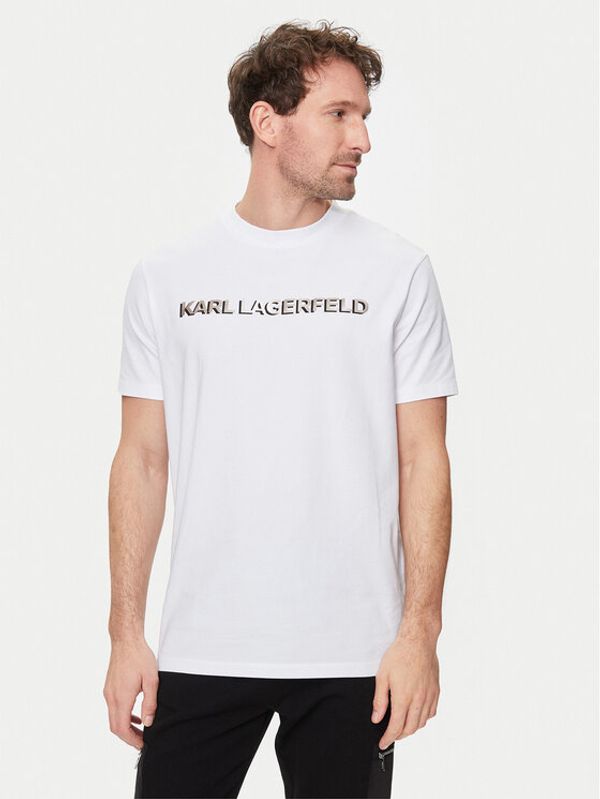 KARL LAGERFELD KARL LAGERFELD T-shirt 755053 542221 Bijela Regular Fit
