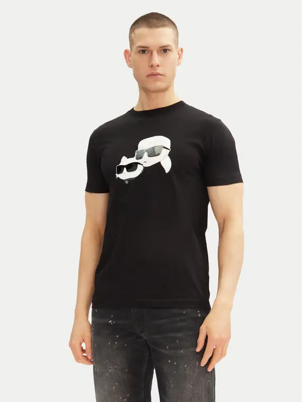 Karl Lagerfeld KARL LAGERFELD T-shirt 755061 552241 Crna Regular Fit