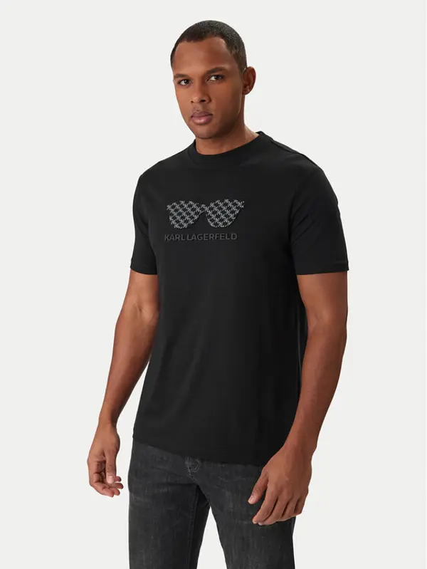 Karl Lagerfeld KARL LAGERFELD T-shirt 755070 561252 Crna Regular Fit