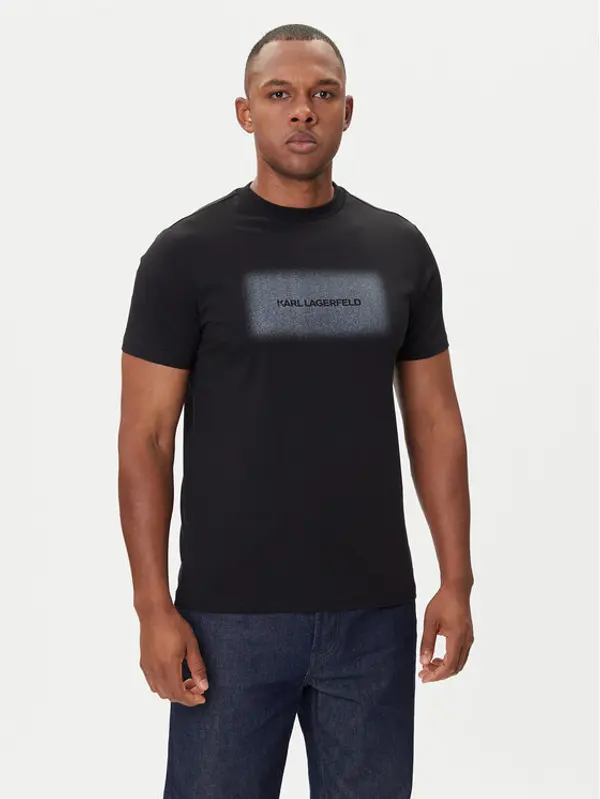 Karl Lagerfeld KARL LAGERFELD T-shirt 755072 554255 Crna Regular Fit