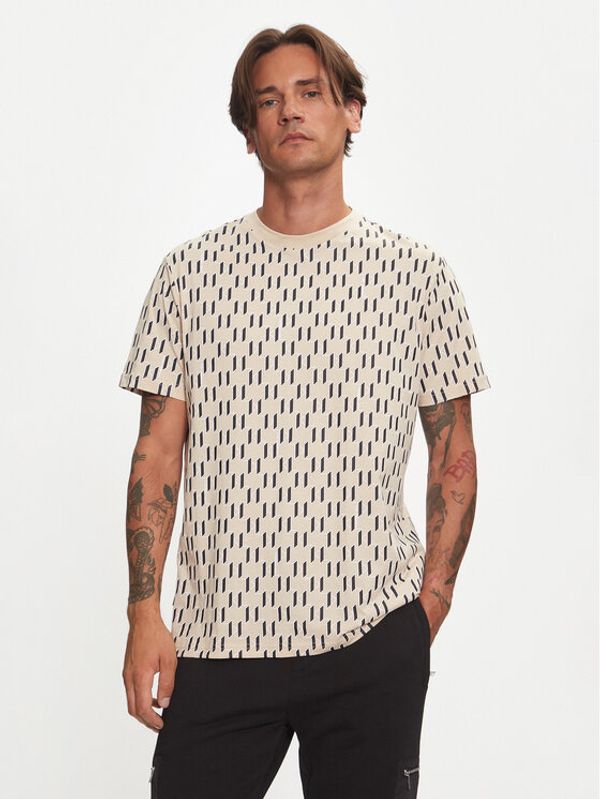 KARL LAGERFELD KARL LAGERFELD T-shirt 755074 544251 Bež Regular Fit