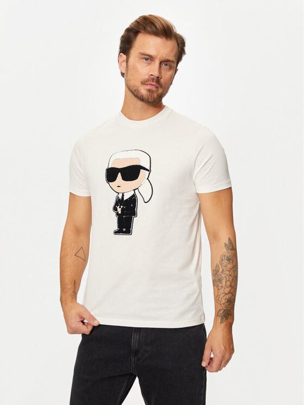 KARL LAGERFELD KARL LAGERFELD T-shirt 755075 544250 Bijela Regular Fit