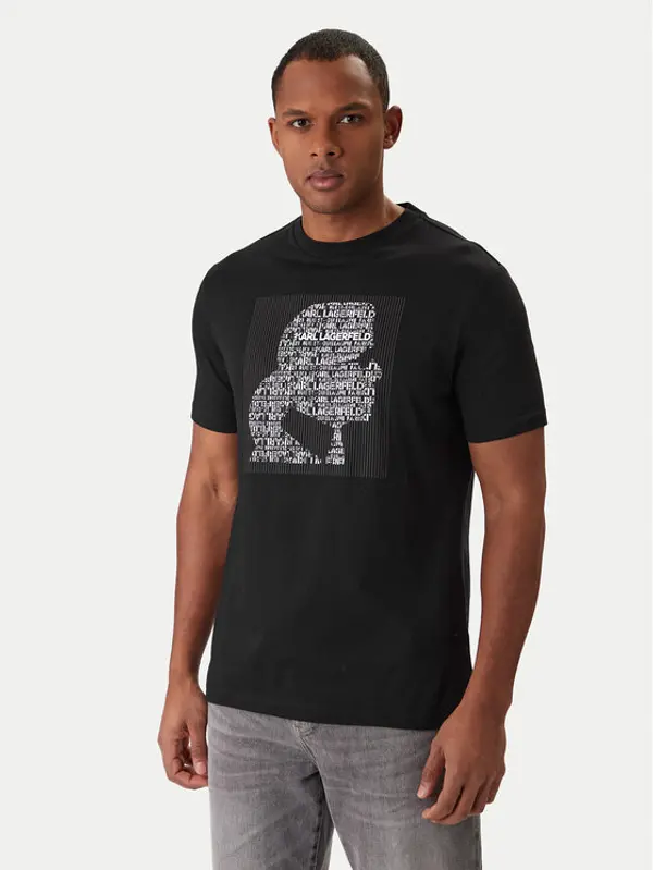 Karl Lagerfeld KARL LAGERFELD T-shirt 755075 561252 Crna Regular Fit
