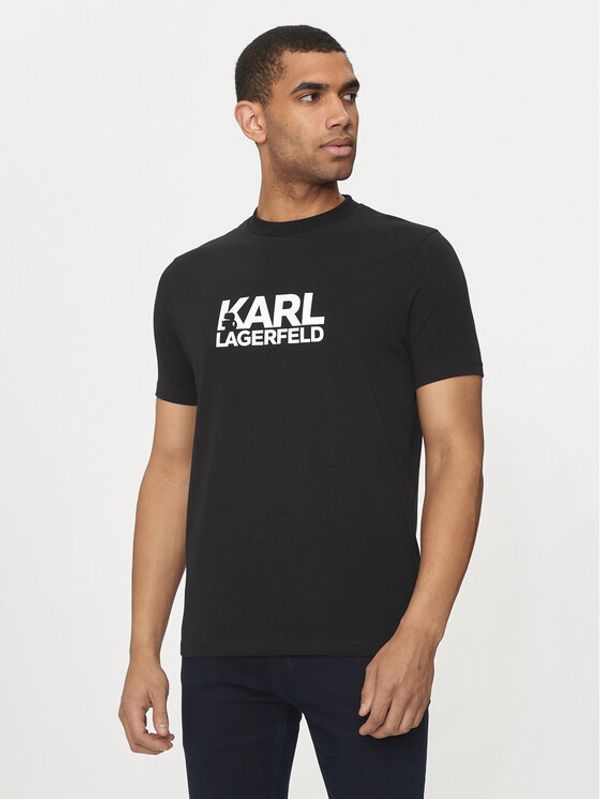 KARL LAGERFELD KARL LAGERFELD T-shirt 755087 543235 Crna Regular Fit