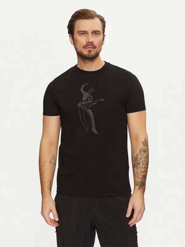 Karl Lagerfeld KARL LAGERFELD T-shirt 755089 551225 Crna Regular Fit