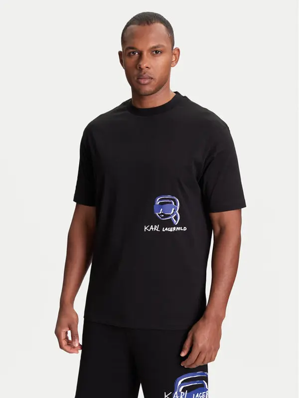 Karl Lagerfeld KARL LAGERFELD T-shirt 755144 553225 Crna Regular Fit