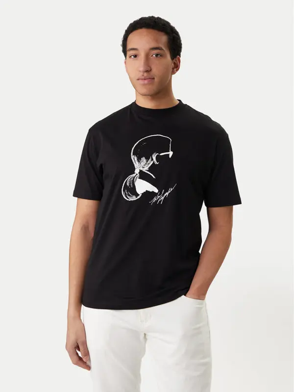Karl Lagerfeld KARL LAGERFELD T-shirt 755146 562224 Crna Loose Fit