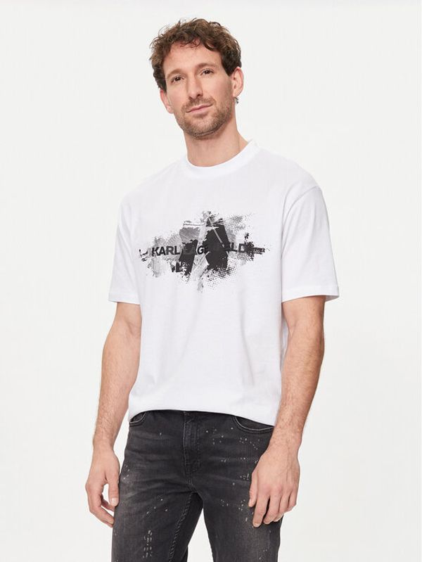 KARL LAGERFELD KARL LAGERFELD T-shirt 755148 542224 Bijela Regular Fit