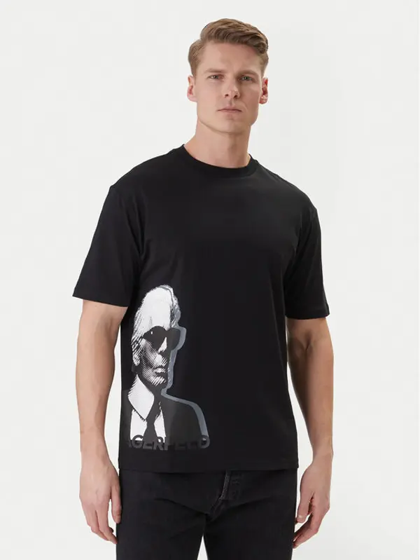 Karl Lagerfeld KARL LAGERFELD T-shirt 755170 562251 Crna Loose Fit