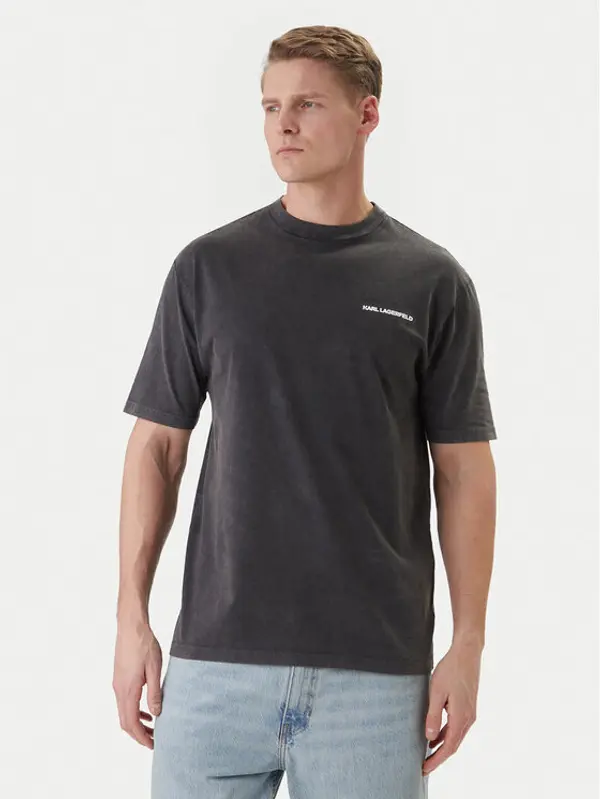 Karl Lagerfeld KARL LAGERFELD T-shirt 755171 562256 Siva Loose Fit