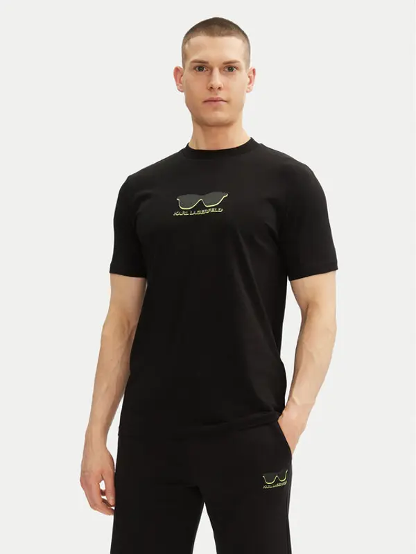 Karl Lagerfeld KARL LAGERFELD T-shirt 755400 552235 Crna Regular Fit