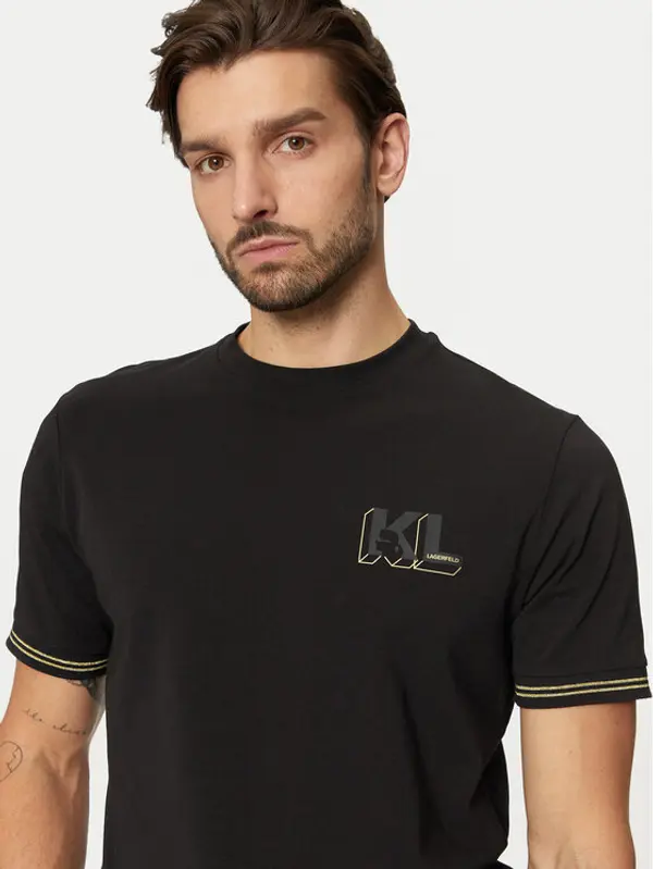 Karl Lagerfeld KARL LAGERFELD T-shirt 755463 551235 Crna Regular Fit