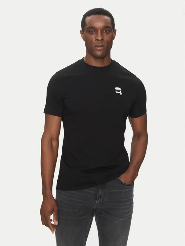 Karl Lagerfeld KARL LAGERFELD T-shirt 755710 500224 Crna Regular Fit