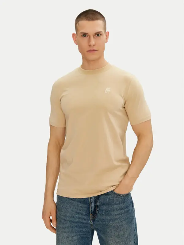Karl Lagerfeld KARL LAGERFELD T-shirt 755750 552221 Bež Regular Fit